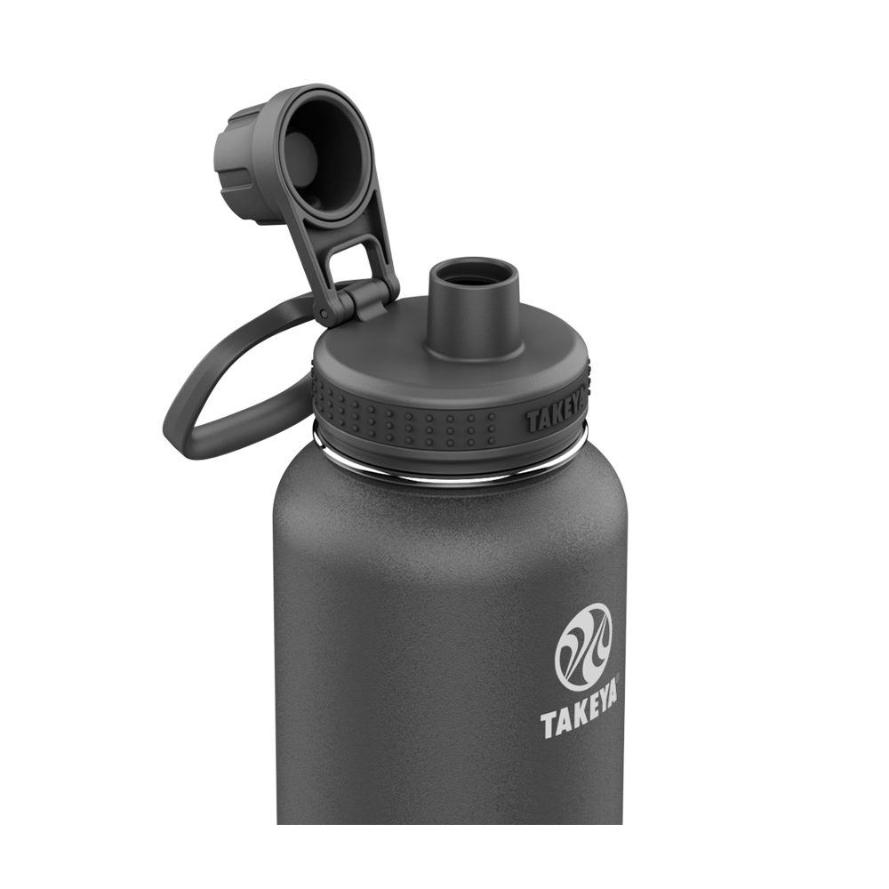 Customized Actives Water Bottle Spout Lid 40 oz Water Bottles from Takeya 
