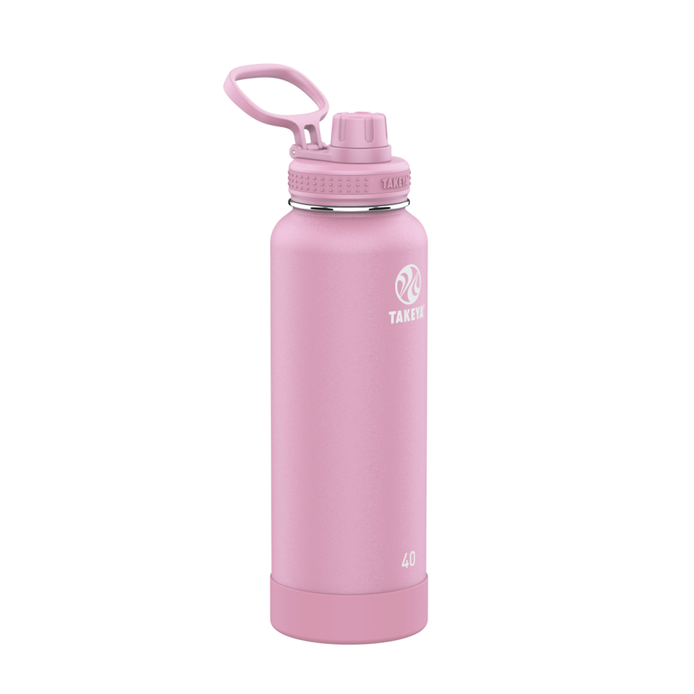 Customized Actives Water Bottle Spout Lid 40 oz Water Bottles from Takeya 