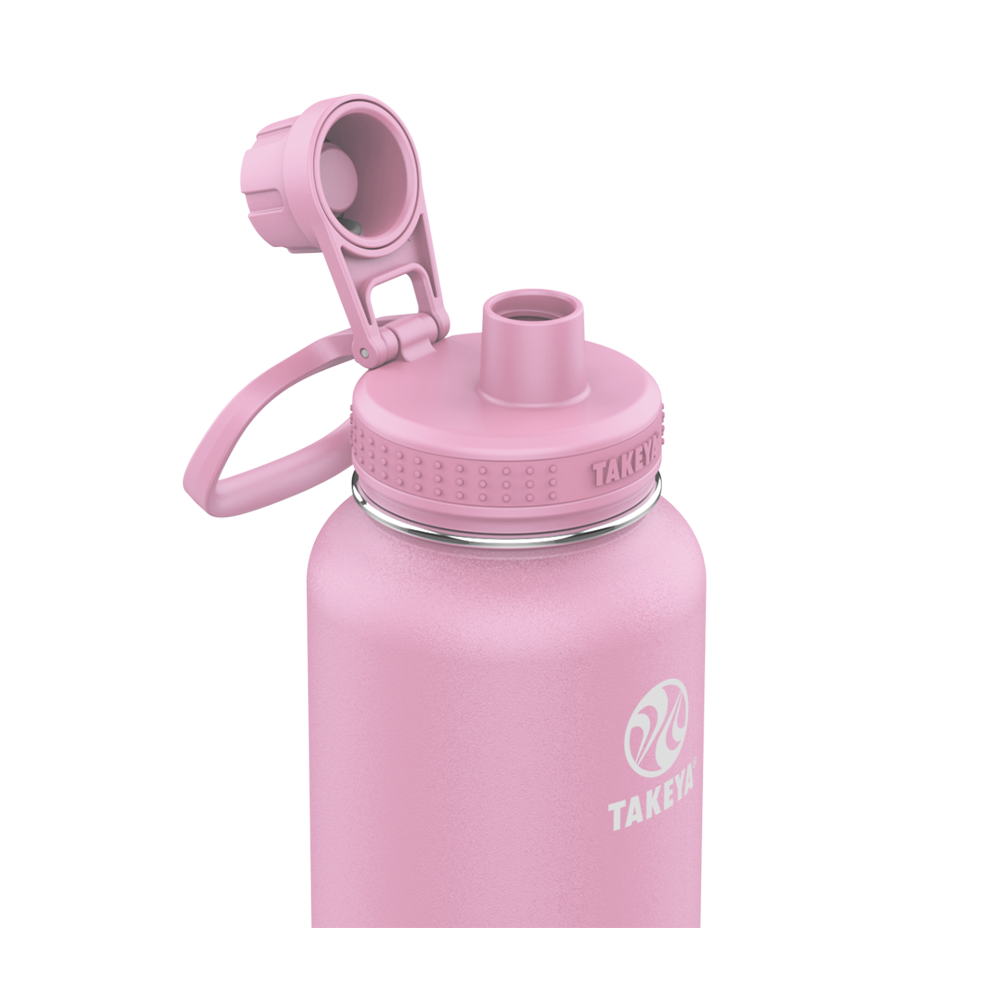 Customized Actives Water Bottle Spout Lid 40 oz Water Bottles from Takeya 