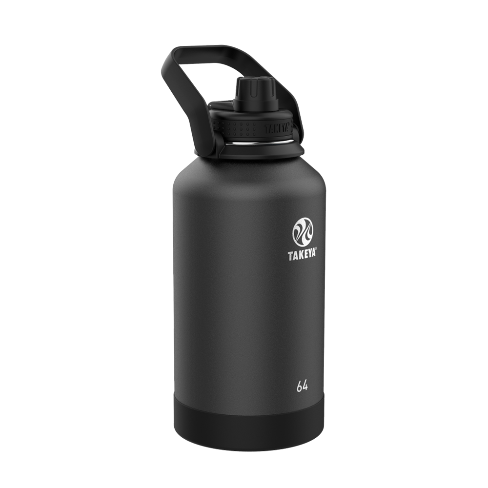 Customized Actives Water Bottle Spout Lid 64 oz Water Bottles from Takeya 