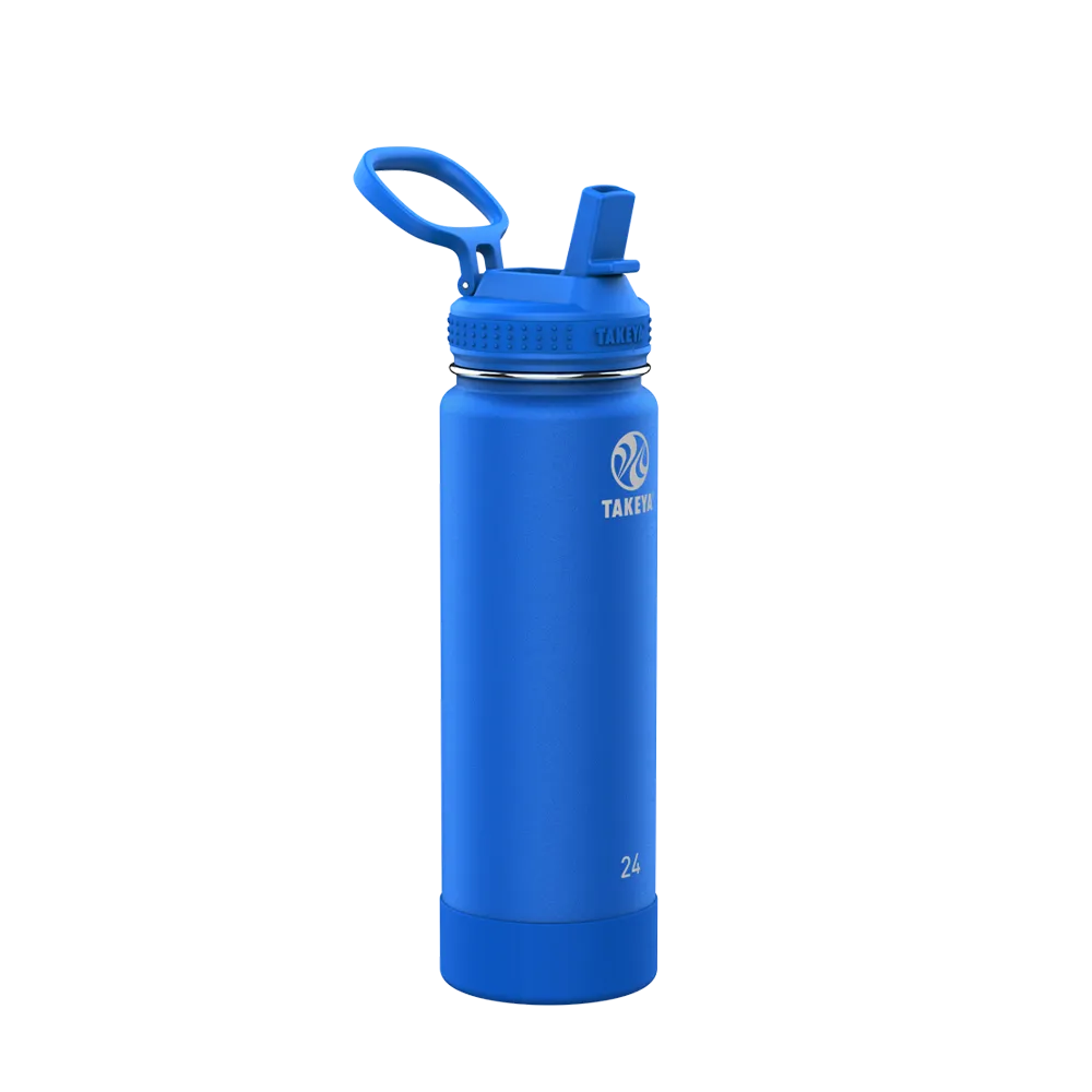 Customized Actives Water Bottle Straw Lid 32 oz Water Bottles from Takeya 