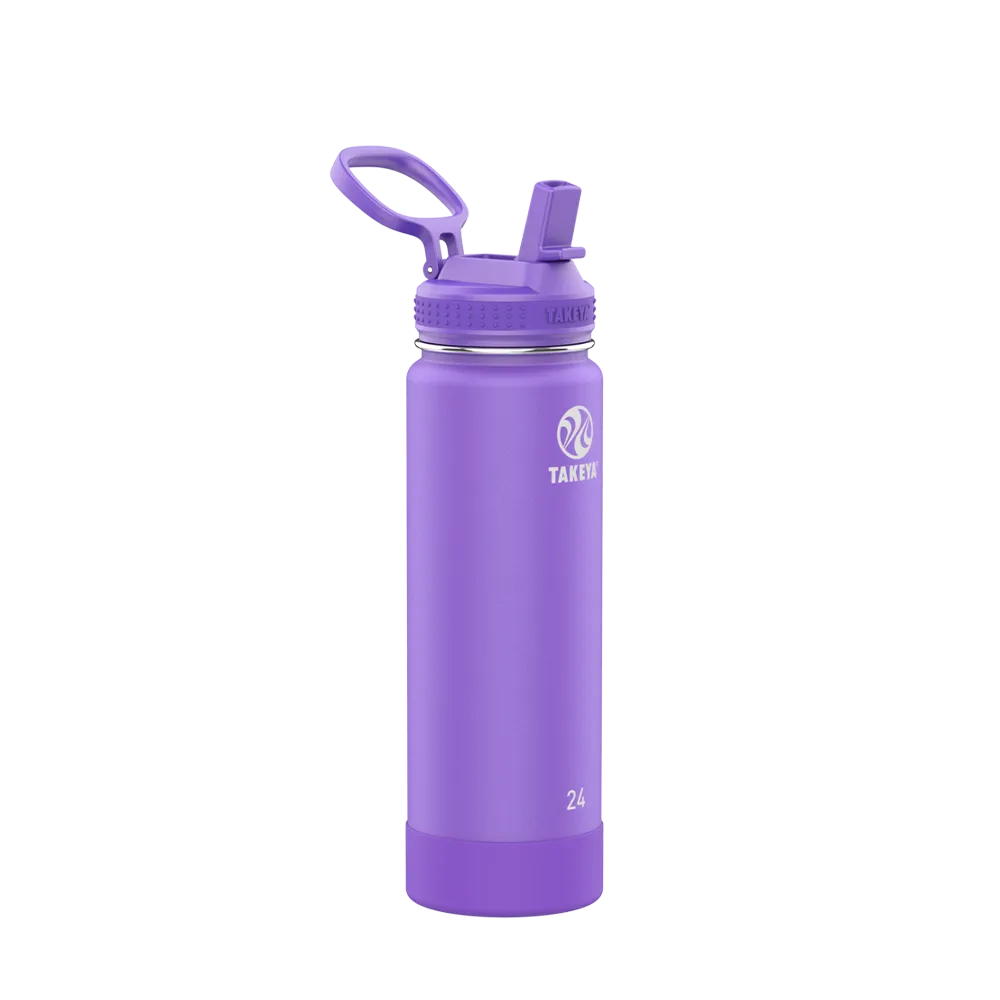 Customized Actives Water Bottle Straw Lid 32 oz Water Bottles from Takeya 