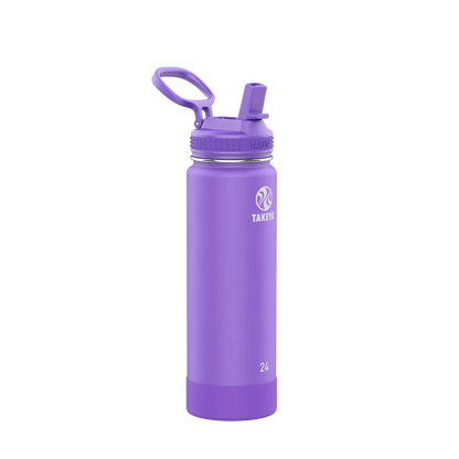 Customized Actives Water Bottle Straw Lid 32 oz Water Bottles from Takeya 