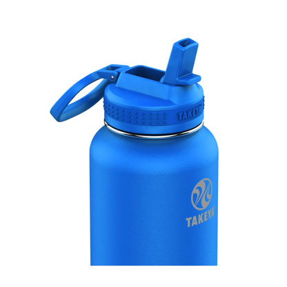 Customized Actives Water Bottle Straw Lid 32 oz Water Bottles from Takeya 