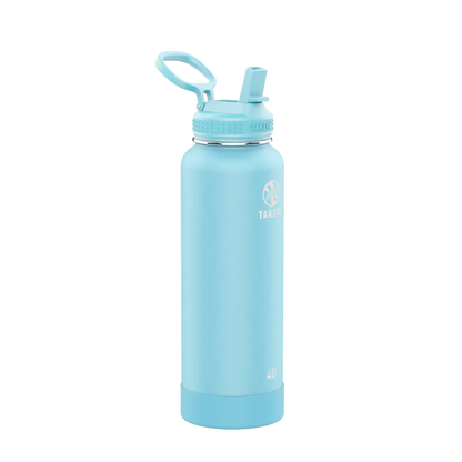Customized Actives Water Bottle Straw Lid 40 oz Water Bottles from Takeya 