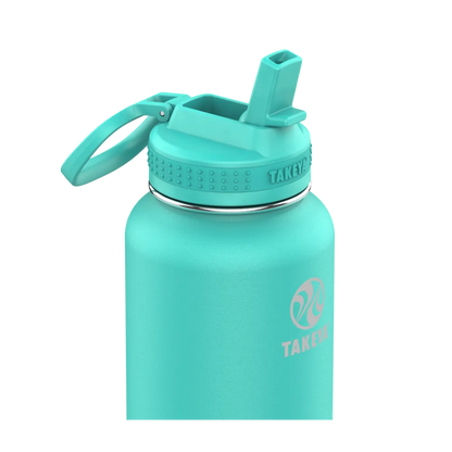 Customized Actives Water Bottle Straw Lid 40 oz Water Bottles from Takeya 