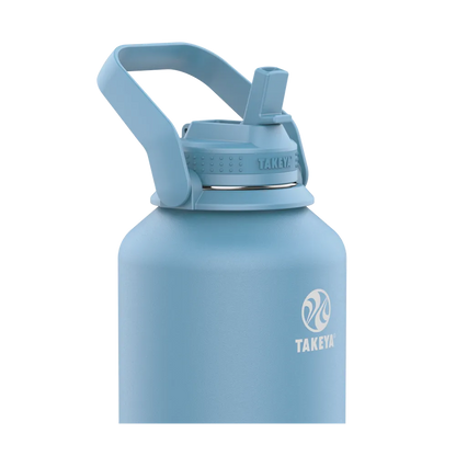 Customized Actives Water Bottle Straw Lid 64 oz Water Bottles from Takeya 