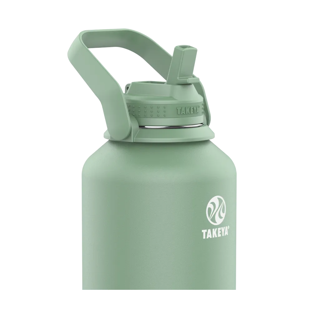 Customized Actives Water Bottle Straw Lid 64 oz Water Bottles from Takeya 