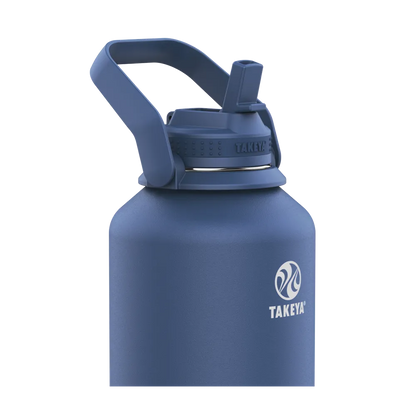 Customized Actives Water Bottle Straw Lid 64 oz Water Bottles from Takeya 