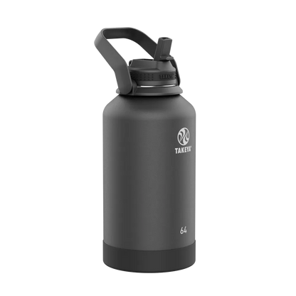 Customized Actives Water Bottle Straw Lid 64 oz Water Bottles from Takeya 