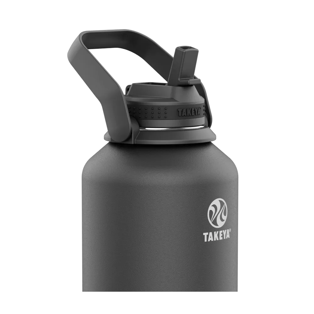 Customized Actives Water Bottle Straw Lid 64 oz Water Bottles from Takeya 