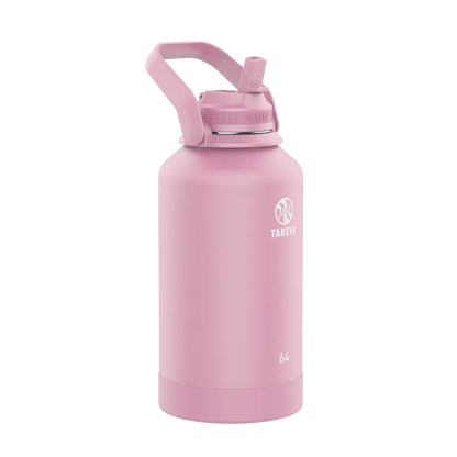 Customized Actives Water Bottle Straw Lid 64 oz Water Bottles from Takeya 