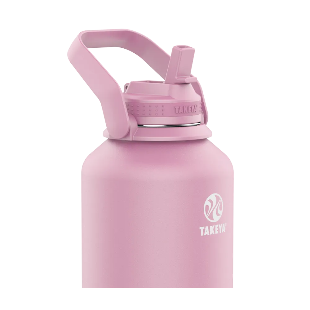 Customized Actives Water Bottle Straw Lid 64 oz Water Bottles from Takeya 