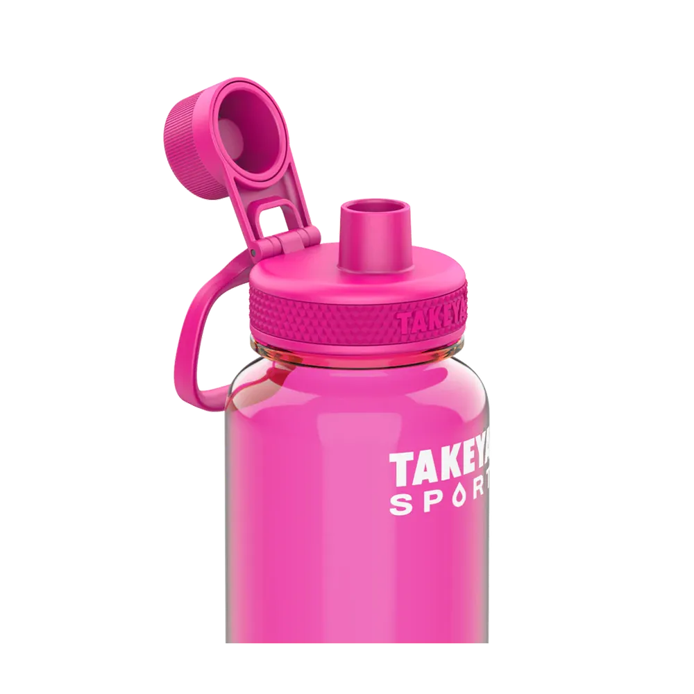 Customized Tritan Sport Water Bottle Spout Lid 32 oz Water Bottles from Takeya 