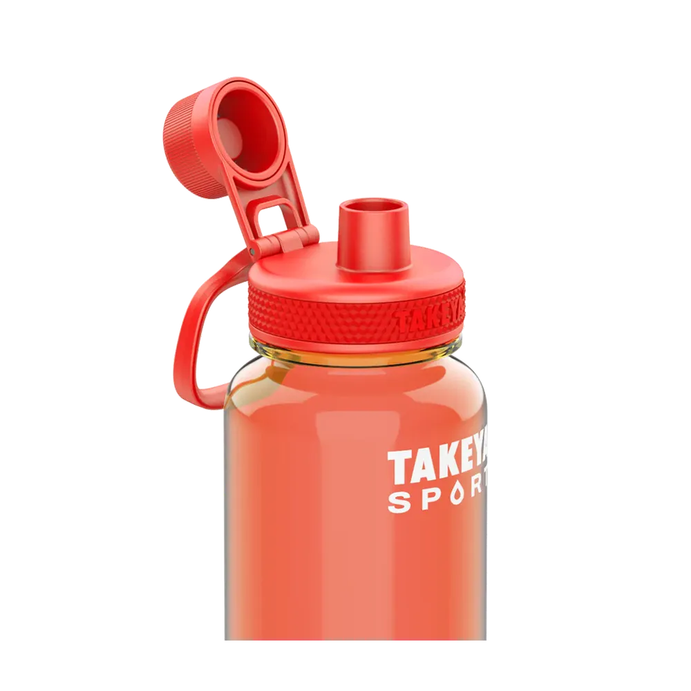 Customized Tritan Sport Water Bottle Spout Lid 32 oz Water Bottles from Takeya 
