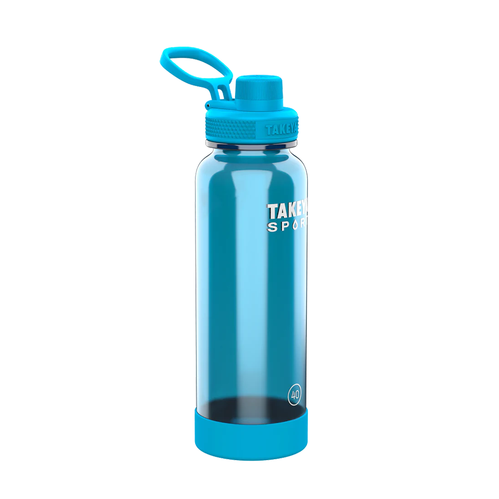 Customized Tritan Sport Water Bottle Spout Lid 40 oz Water Bottles from Takeya 