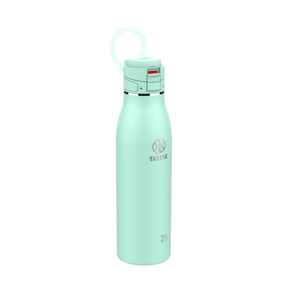Customized Traveler Mug With FlipLock Lid 25 oz Water Bottles from Takeya 
