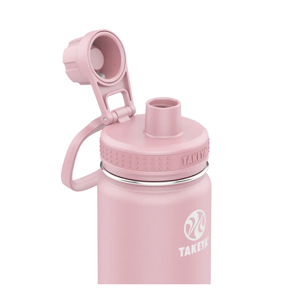 Customized Actives Water Bottle Spout Lid 18 oz Water Bottles from Takeya 