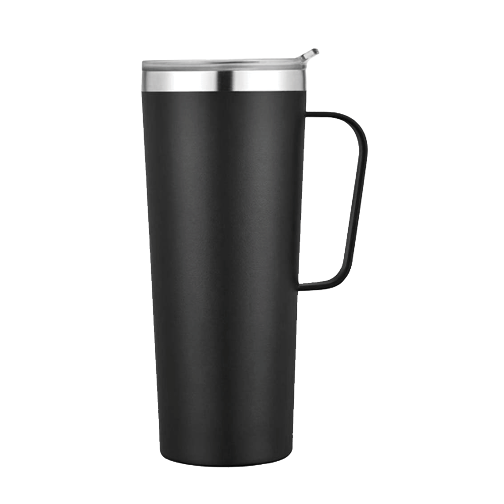 Customized Tall Tumbler with Handle 28 oz Tumblers from Slate 