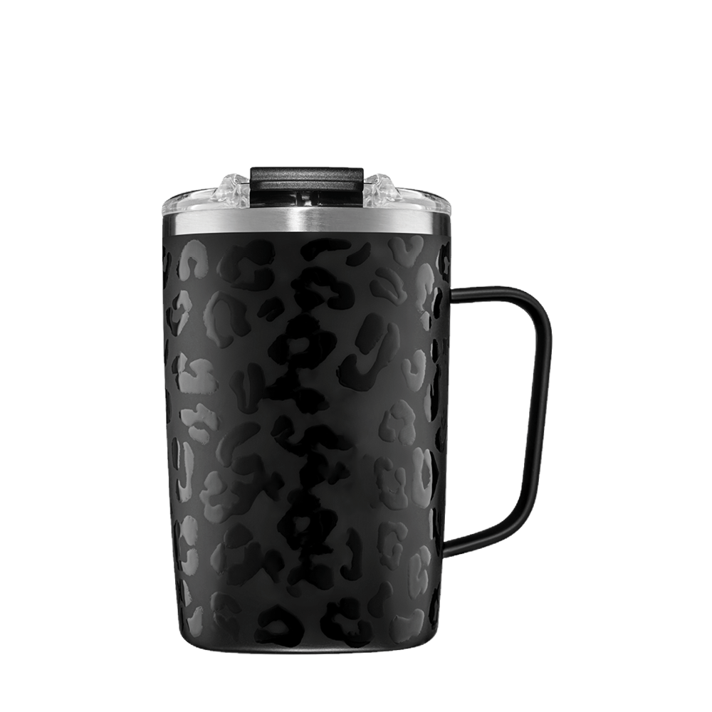BRUMATE TODDY XL 32 OZ INSULATED COFFEE MUG | BLACK ONYX LEOPARD