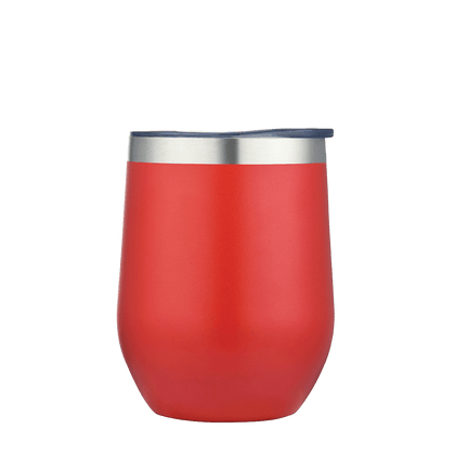 Customized Stemless Wine Tumbler 12 oz Tumblers from Slate #color_frosted-red