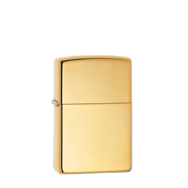 NEW Zippo Lighter : 2021 Vintage Look High Polish Brass 