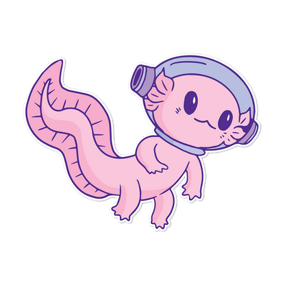 Customized Space Baby Axolotl Sticker Pack Sticker Pack from Custom Branding 
