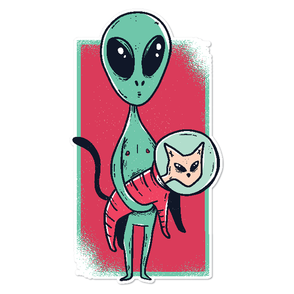 Customized WTF Aliens Sticker Pack Sticker Pack from Custom Branding 